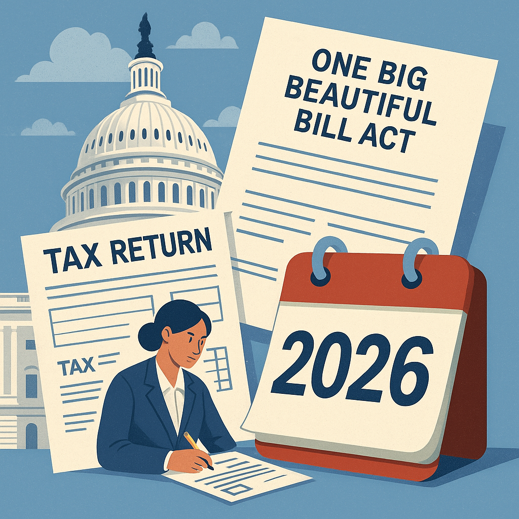 You are currently viewing How the “One Big Beautiful Bill Act” Could Change Your 2026 Tax Return